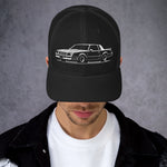 1988 Monte Carlo Hat in black, front view