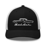 1955 Chevy Bel Air Silhouette Antique Car Trucker Cap Snapback hat