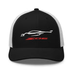 2023 2024 Corvette Z06 C8 Next Gen Silhouette Vette Drivers Embroidered Trucker Cap Snapback Hat