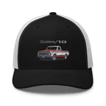 1972 Chevy C10 Custom Ten Red and White Classic American Pickup Truck Trucker Cap snapback hat