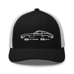 1963 Corvette Sting Ray Silhouette Embroidered Classic Car Trucker Cap Snapback Hat