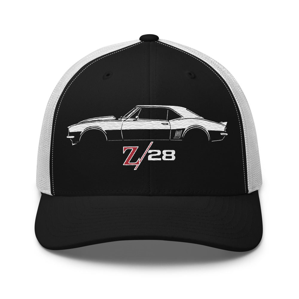 First Generation 1967 Camaro Z28 hat for Chevy Muscle Car Owners Enthusiasts trucker Cap