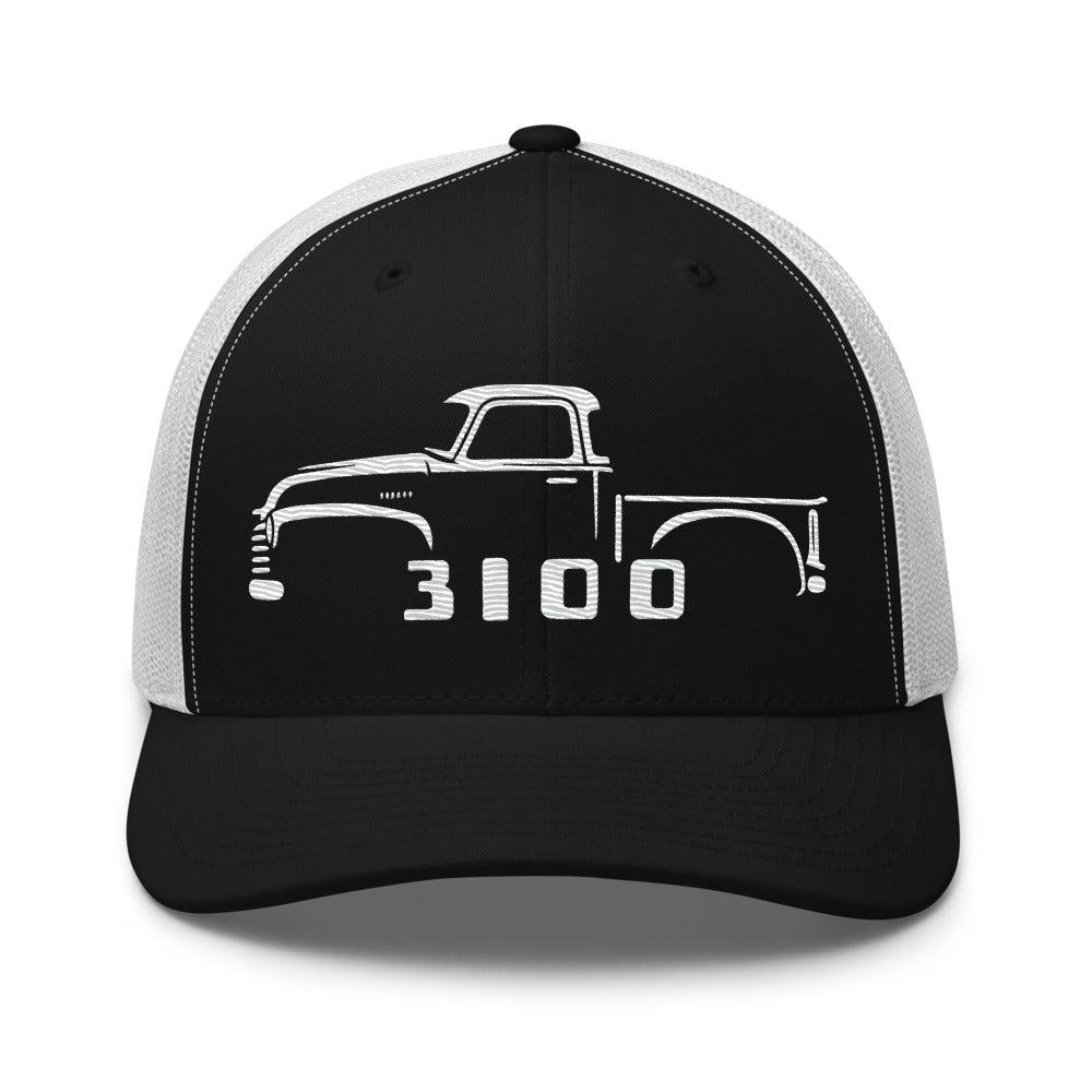 1953 Chevy 3100 hat for Antique Pickup Truck Owners Automotive trucker Cap