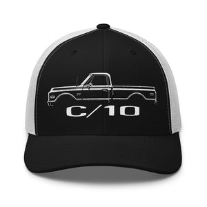 1970 Chevy C10 hat for Classic Pickup Truck Enthusiasts Custom 10 trucker Cap