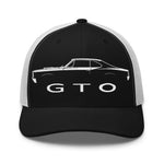 1966 GTO hat for American Classic Car Enthusiats Gear Heads trucker Cap