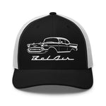 1957 Bel Air hat for Antique Chevy Owners Classic Car Enthusiasts 57 Belair trucker Cap