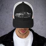 1988 Monte Carlo Hat in black, front view