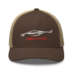 2023 2024 Corvette Z06 C8 Next Gen Silhouette Vette Drivers Embroidered Trucker Cap Snapback Hat