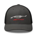 2023 2024 Corvette Z06 C8 Next Gen Silhouette Vette Drivers Embroidered Trucker Cap Snapback Hat