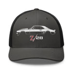 First Generation 1967 Camaro Z28 hat for Chevy Muscle Car Owners Enthusiasts trucker Cap