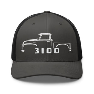1953 Chevy 3100 hat for Antique Pickup Truck Owners Automotive trucker Cap