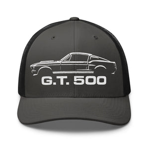 1968 GT500 hat for American Classic Muscle Car Enthusiasts Automotive trucker Cap