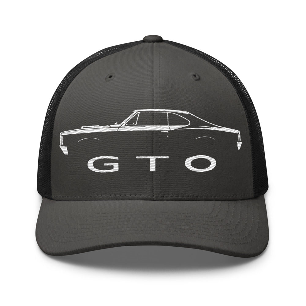 1966 GTO hat for American Classic Car Enthusiats Gear Heads trucker Cap