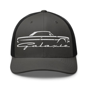 1964 Galaxie Silhouette Emblem trucker hat for American Classic Car Owners Automotive Cap