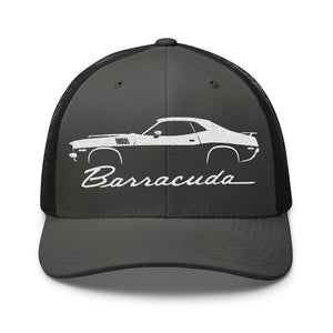 1971 Barracuda trucker hat for Muscle Car Enthusiasts American Classic Cars 71 Cuda Cap