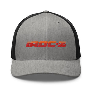 Retro Vintage 1980s Chevy Camaro IROC-Z Logo Fender Emblem Embroidered Trucker Cap Snapback hat