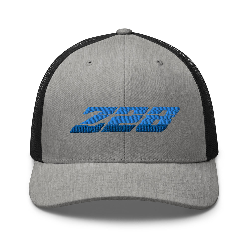 Chevy Camaro Z28 Shades of Blue 1980 1981 Z/28 Collector Car Embroidered Trucker Cap Snapback Hat