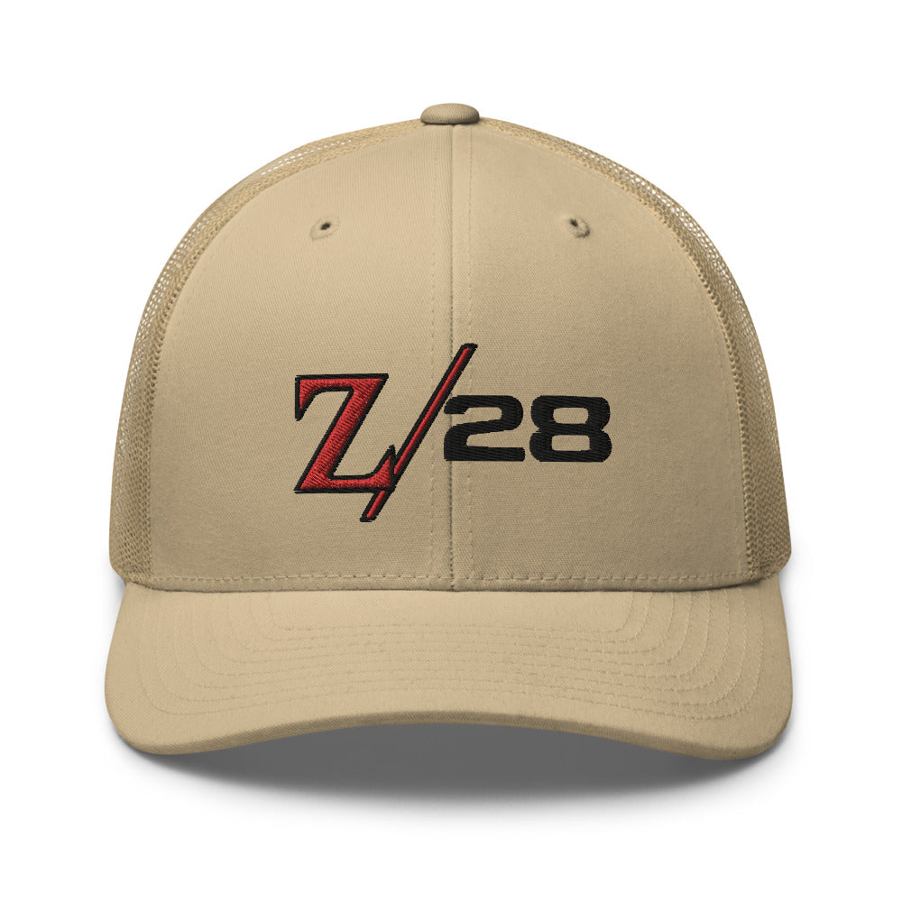 Chevy Camaro Z28 1969 Z/28 Emblem Muscle Car Owner Enthusiast Trucker Cap Snapback hat