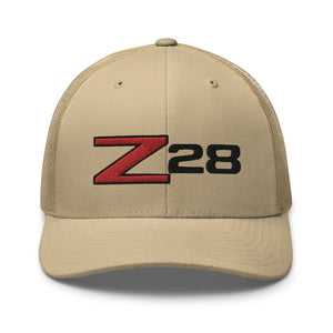 Chevy Camaro Z28 1970 - 1974 Emblem Logo Muscle Car Trucker Cap Adjustable Snap Back Hat