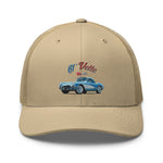 1961 Corvette C1 Jewel Blue 61 Vette Owner Classic Car embroidered Trucker Cap Snapback Hat