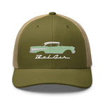 1957 Bel Air Surf Green Hardtop Antique 57 Chevy Classic Car Graphic Trucker Cap Snapback hat