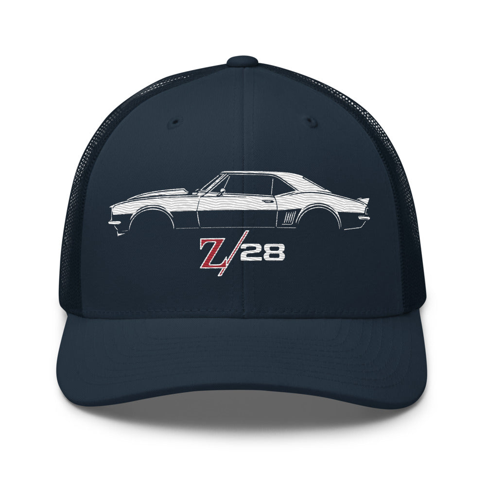 First Generation 1967 Camaro Z28 hat for Chevy Muscle Car Owners Enthusiasts trucker Cap