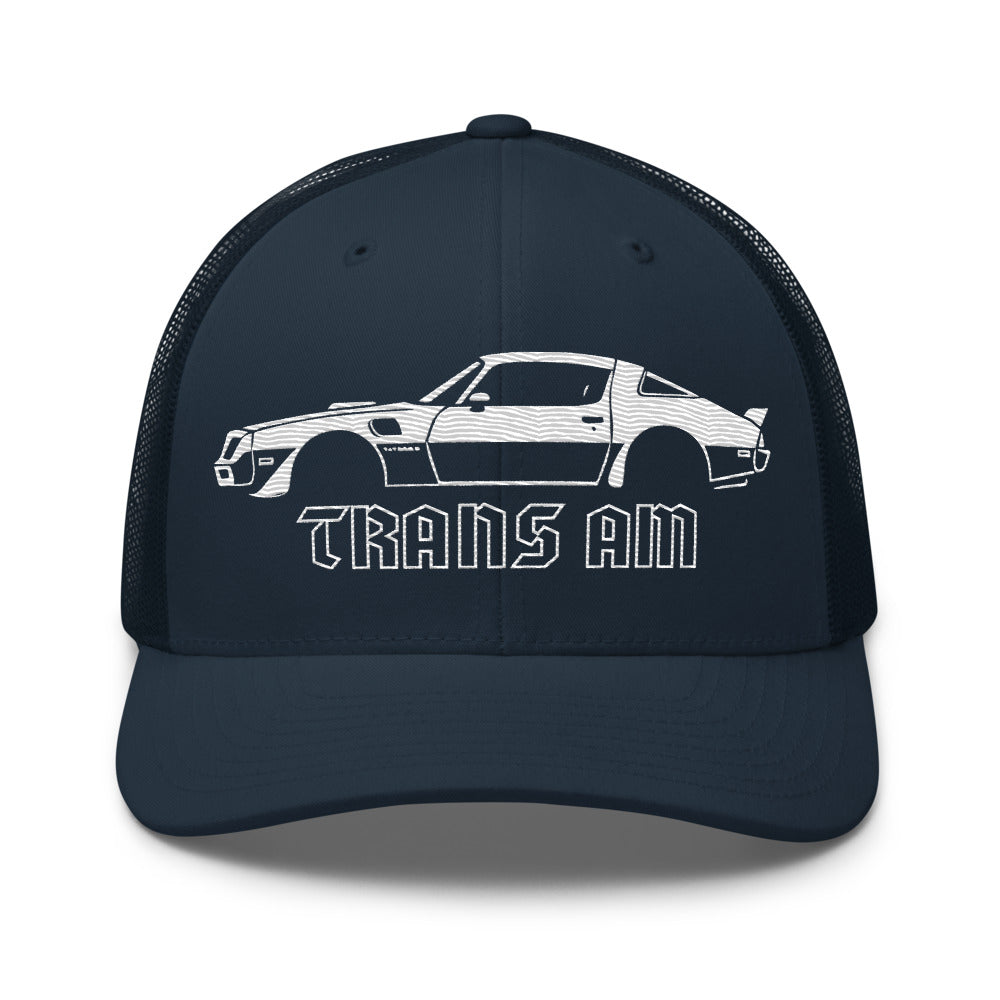 1977 Firebird hat for Muscle Car Owners Enthusiasts Classic Automotive 77 Trans AM trucker Cap