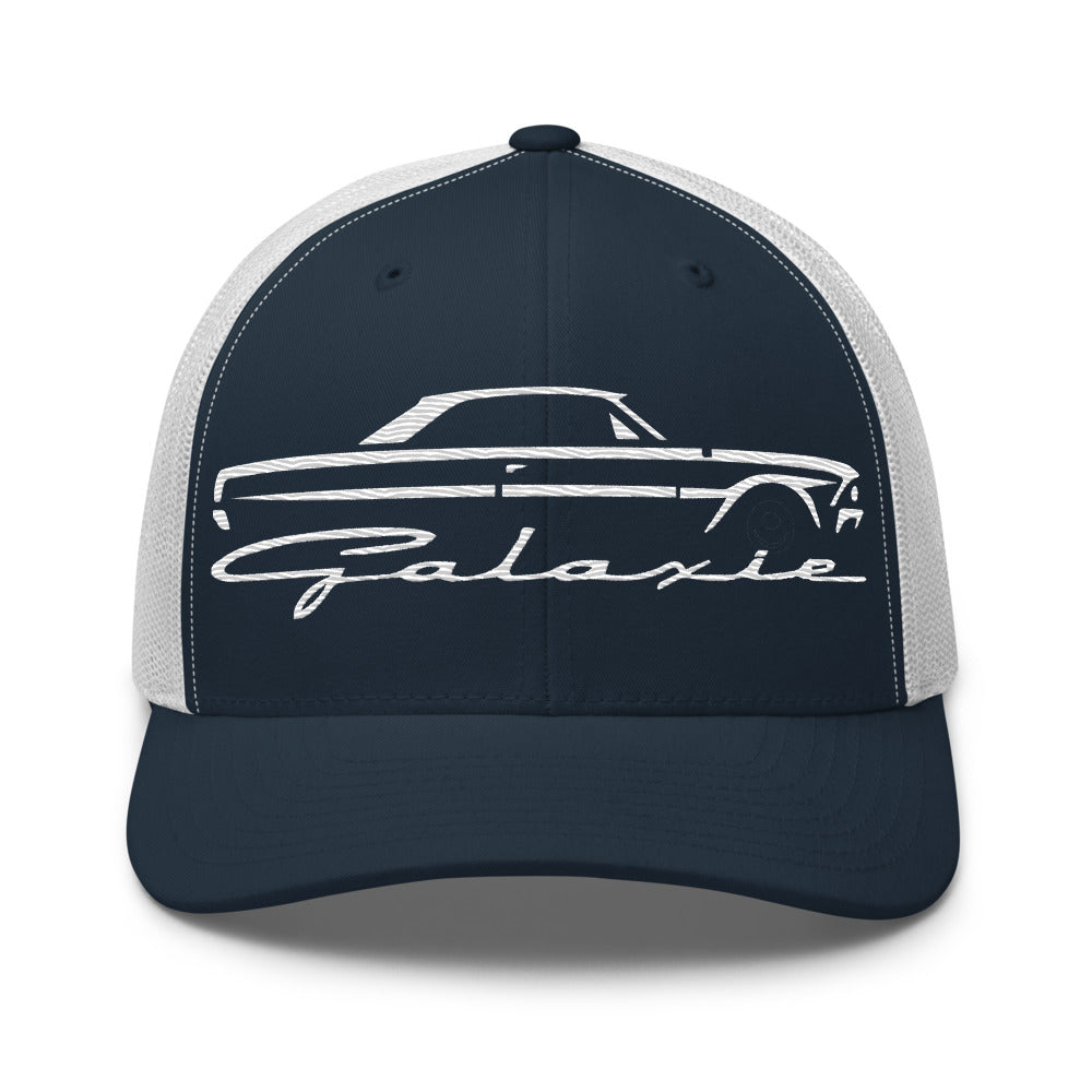 1964 Galaxie Silhouette Emblem trucker hat for American Classic Car Owners Automotive Cap