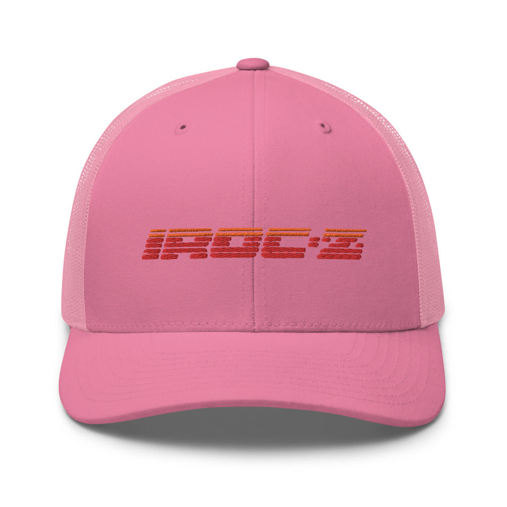 Retro Vintage 1980s Chevy Camaro IROC-Z Logo Fender Emblem Embroidered Trucker Cap Snapback hat