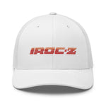 Retro Vintage 1980s Chevy Camaro IROC-Z Logo Fender Emblem Embroidered Trucker Cap Snapback hat