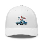 1961 Corvette C1 Jewel Blue 61 Vette Owner Classic Car embroidered Trucker Cap Snapback Hat