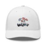 1960 Corvette Convertible C1 American Classic Car Automotive Nostalgia Trucker Cap Snapback Hat