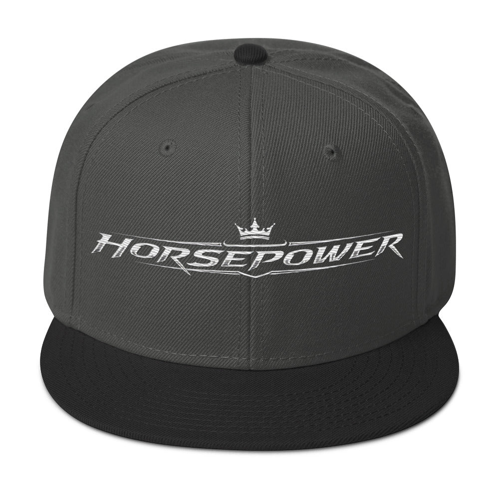 Automotive Themed Caps Horsepower King Snapback hat Cool Hats for Car Fans and Gearheads