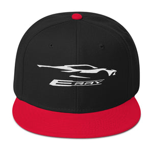 Corvette C8 E-Ray Silhouette Snapback Hat