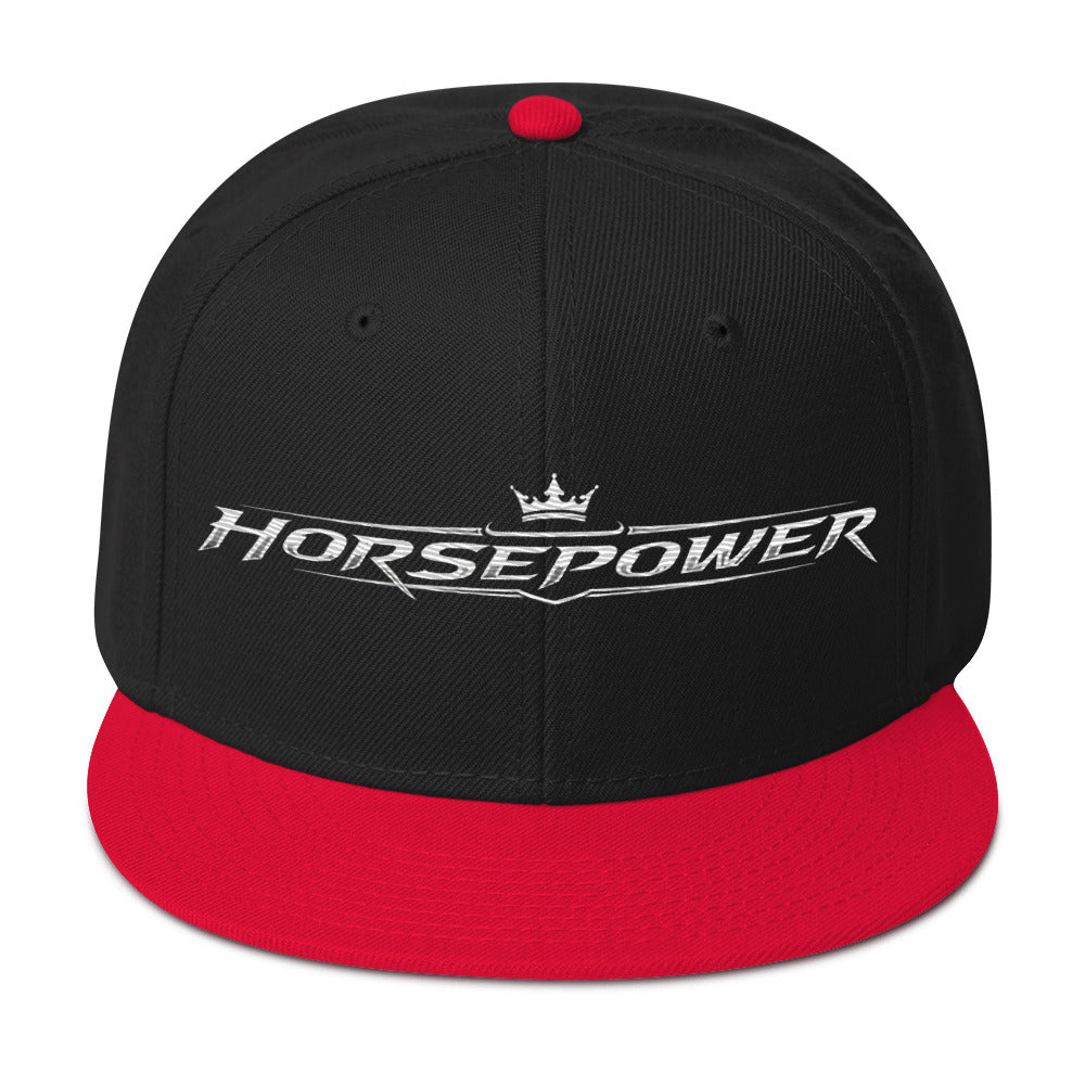 Automotive Themed Caps Horsepower King Snapback hat Cool Hats for Car Fans and Gearheads