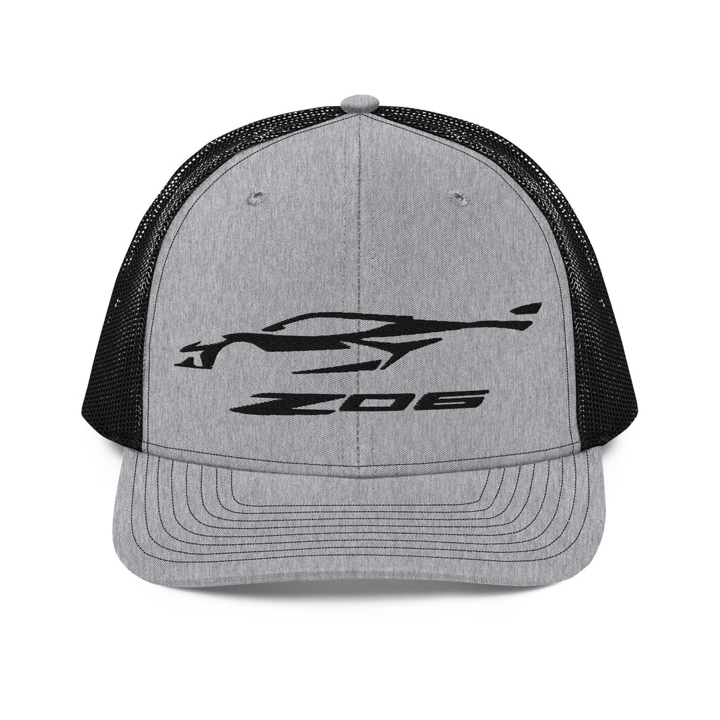 2023 Corvette Z06 C8 Vette Silhouette Custom Mesh back Trucker Cap Snapback Hat