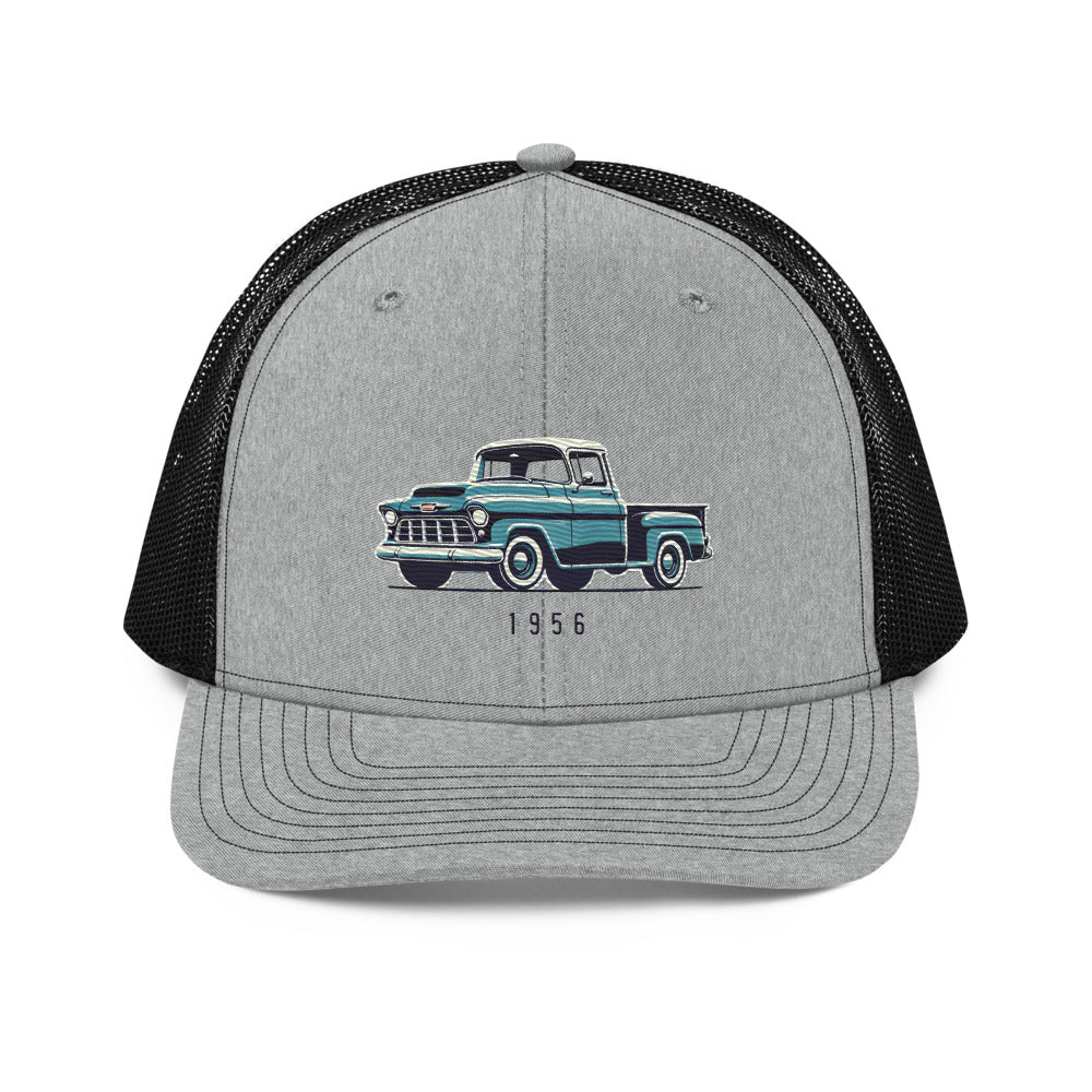 1956 Chevy 3100 hat for Antique Pickup Truck Owners Enthusiasts Automotive Trucker Cap