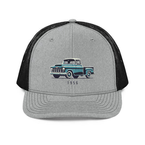 1956 Chevy 3100 hat for Antique Pickup Truck Owners Enthusiasts Automotive Trucker Cap