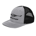 2023 Corvette Z06 C8 Vette Silhouette Custom Mesh back Trucker Cap Snapback Hat