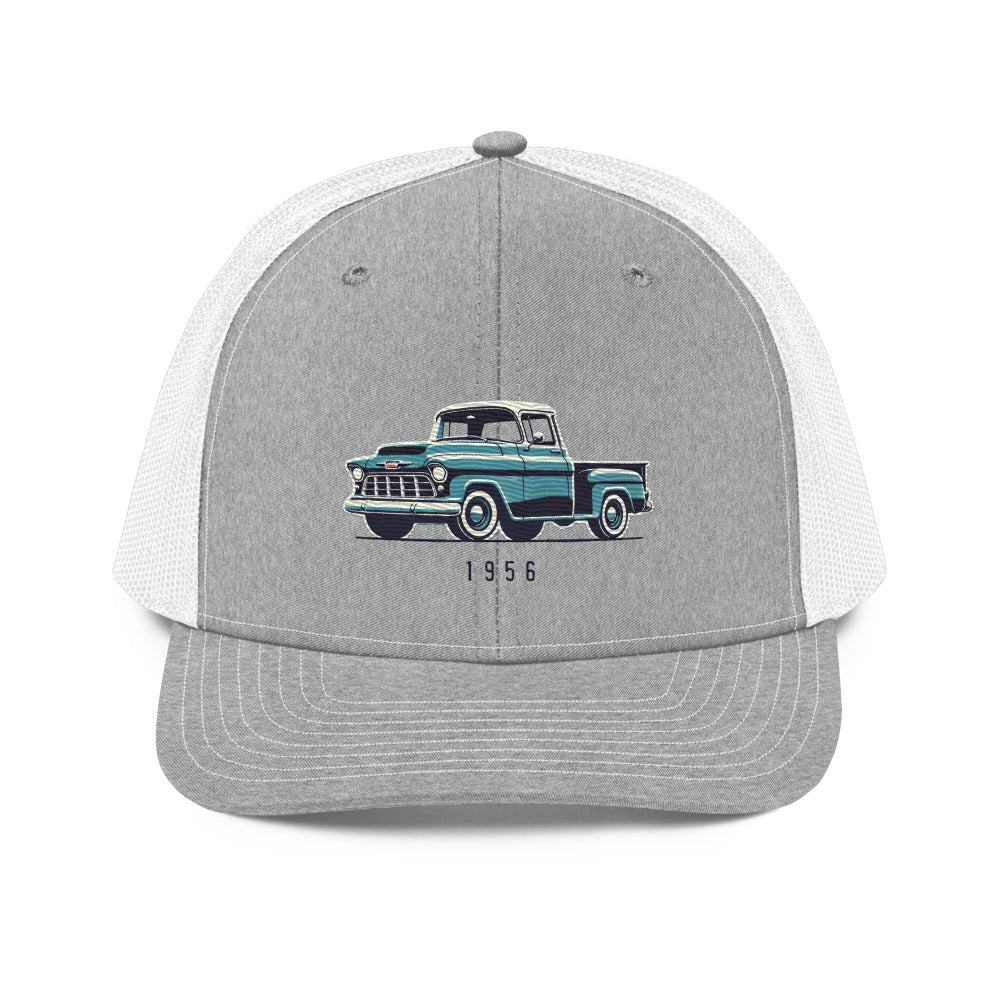 1956 Chevy 3100 hat for Antique Pickup Truck Owners Enthusiasts Automotive Trucker Cap