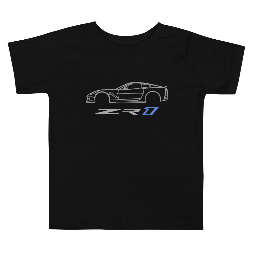 Black Corvette C7 ZR1 Custom Short-Sleeve Unisex T-Shirt