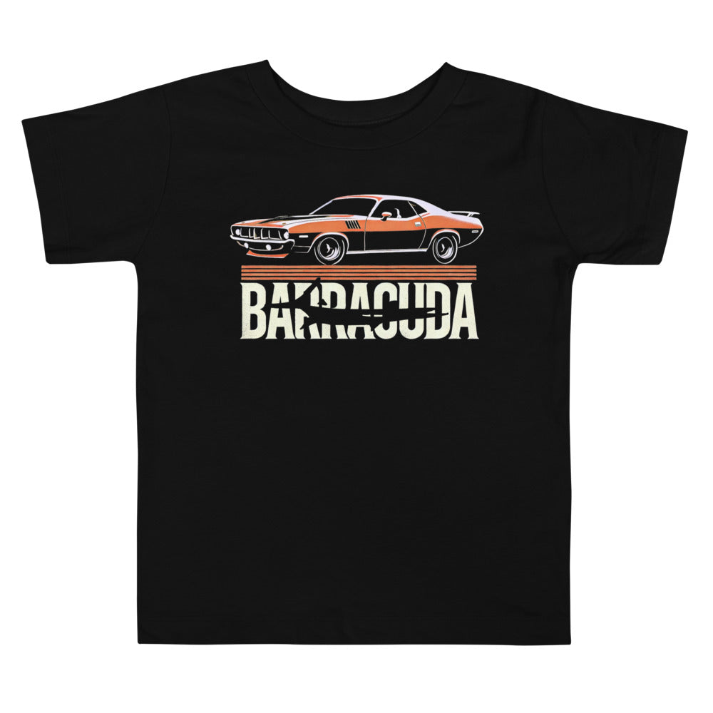 1971 Cuda t-shirt for American Muscle Car Lovers Gear Heads 71 Barracuda Automotive Toddler Tee