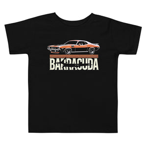 1971 Cuda t-shirt for American Muscle Car Lovers Gear Heads 71 Barracuda Automotive Toddler Tee