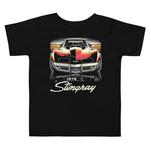 1978 C3 Corvette Stingray t-shirt for Chevy Fans Drivers American Classic Car Toddler Tee
