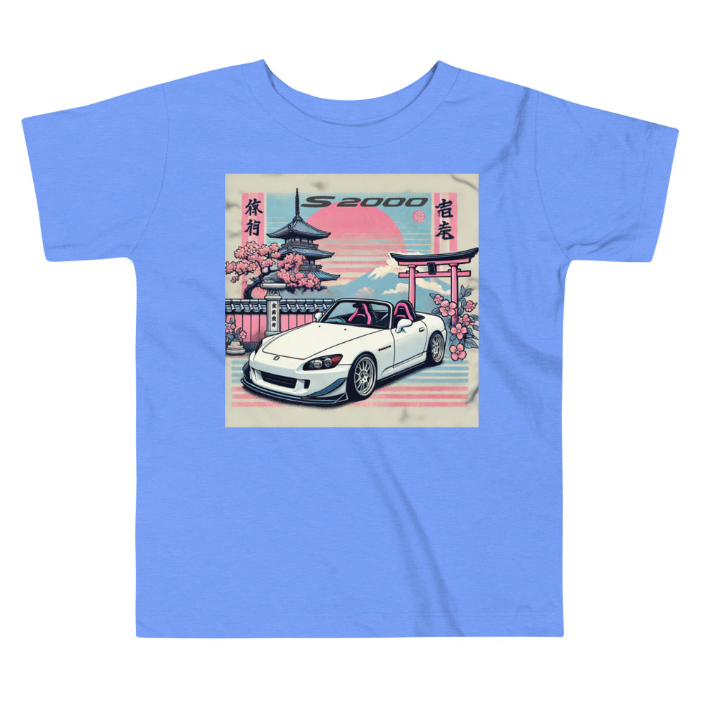 Japanese Aesthetic S2000 JDM Drivers Fans 90s Tuner Car Culture Toddler Tee