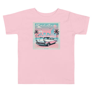 1957 Chevy Bel Air Miami Art Deco Toddler Short Sleeve Tee