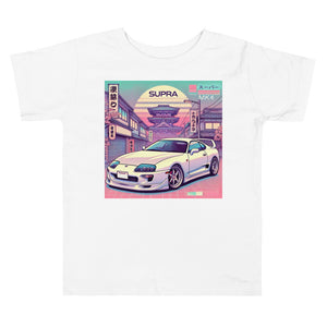Tokyo Sunset Supra MK4 t-shirt for 90s JDM Japanese Car Fans Toddler Tee