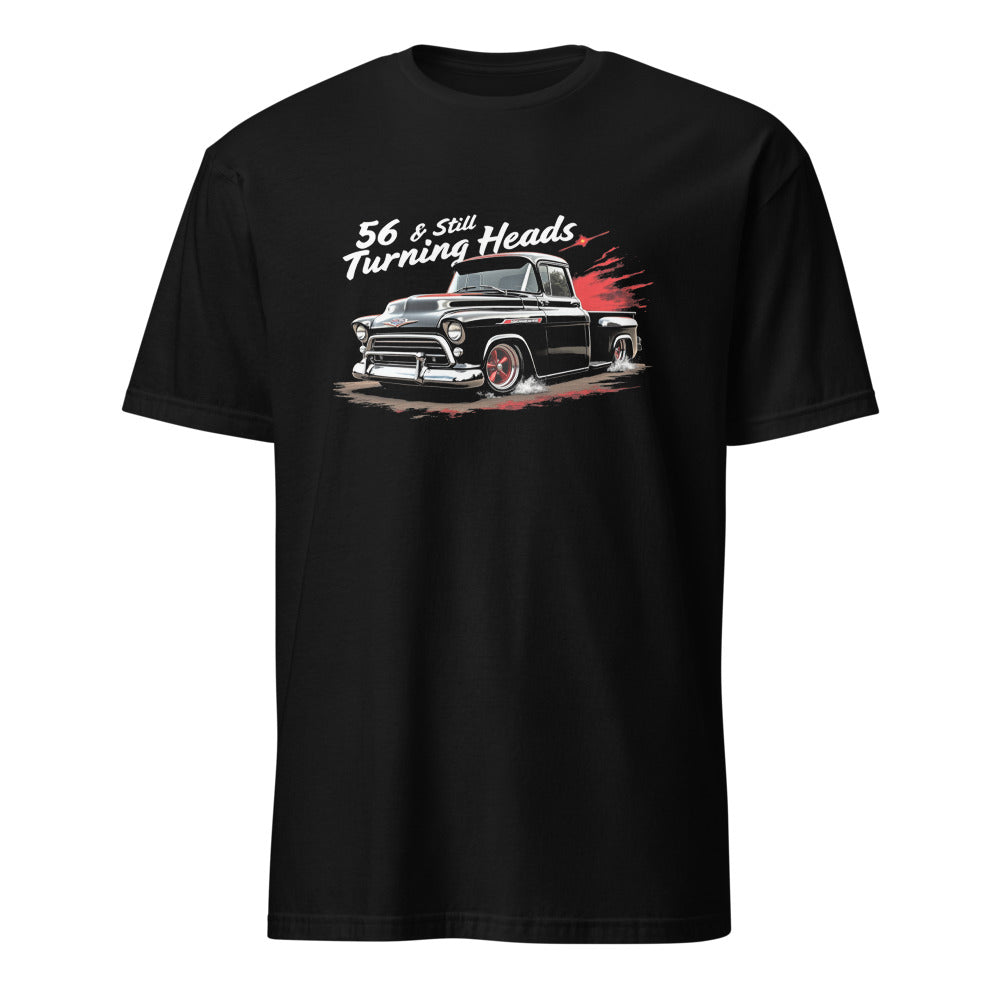 1956 Chevy Truck Graphic T-Shirt Vintage Automotive Apparel for Classic Car Lovers