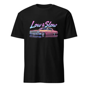 Slammed 1964 Chevy Impala Lowrider T-Shirt Low and Slow Graphic Tees