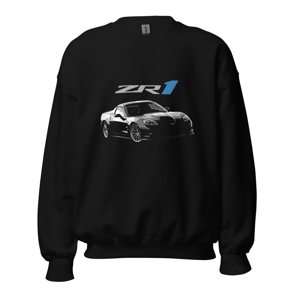 2012 Corvette C6 ZR1 Sixth Gen Vette Drivers Sweatshirt for car show